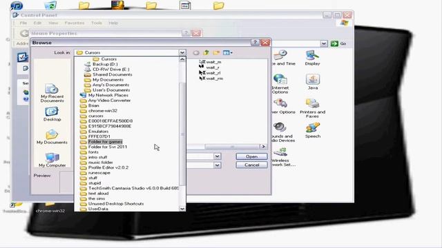 Tutorial:How to change mouse/cursor settings(XP) (HD) смотреть онлайн