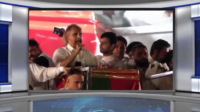 Omar Ayub Khan's Aggressive Speech at PTI Power Show in Swabi | PTI Leader's Fiery Addres смотреть онлайн