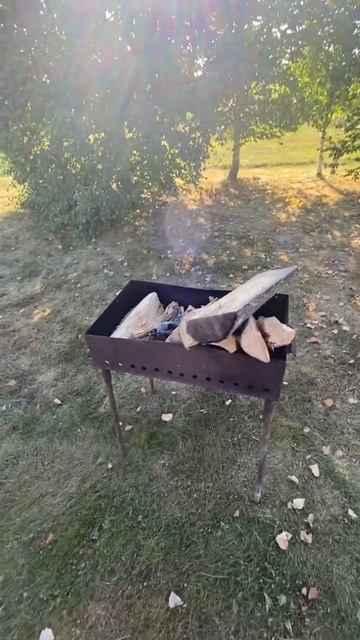 Как не надо разжигать мангал