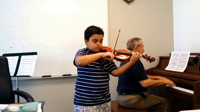 David Tovmasyan 9 yr old, Violin, Concertino by S.Keosayan смотреть онлайн