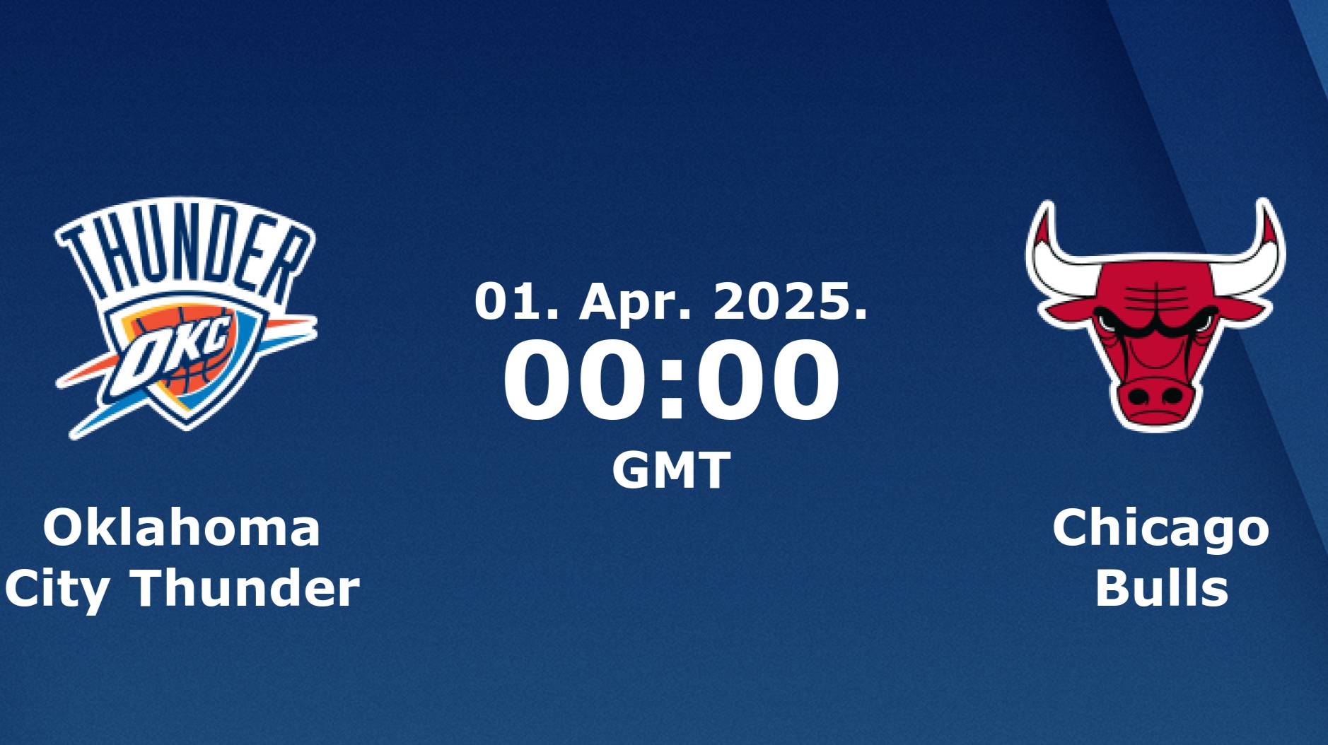 31.03.2025 | Оклахома-Сити Тандер — Чикаго Буллз | Thunder At Bulls