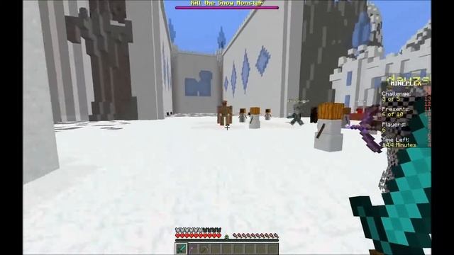 Minecraft- Christmas Chaos w/Grizzly and Alex смотреть онлайн