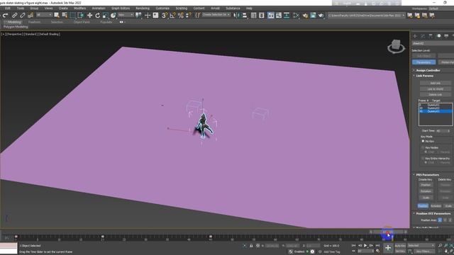 Link Constraint & curve editor animation in 3DS max смотреть онлайн