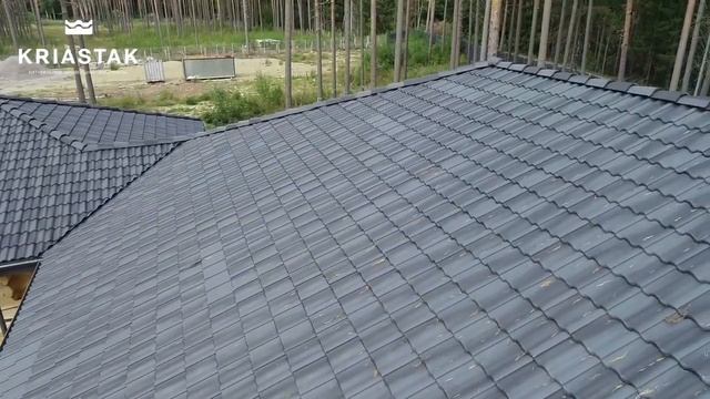 Черепица KRIASTAK #Антик Графит смотреть онлайн