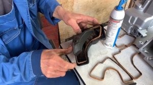 Как восстановить бачок маслоотделителя системы рециркуляции картерных газов Вольво.