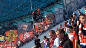 Болельщики Спартака. Мы приехали чтобы победить