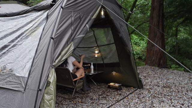 Кемпинг под дождем