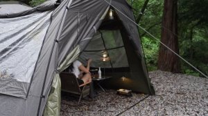 Кемпинг под дождем