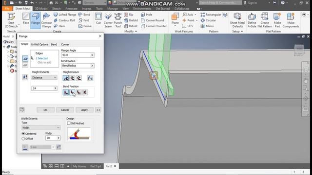 Sheet Metal Basics in Inventor || Flat Pattern of Sheet metal Part in Inventor || Inventor Sheet 3d смотреть онлайн