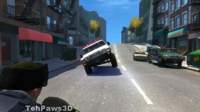 GTA 4 - Dodging a Patriot смотреть онлайн
