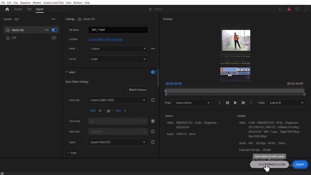 How To Export Premiere Pro Project In Media Encoder - 2023 Tutorial смотреть онлайн