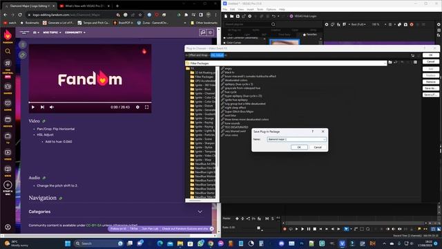 how to make diamond major (no pan/crop or plugins required but only on vegas pro 21 or later) смотреть онлайн