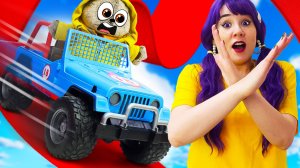 Дымок перевернулся, катаясь с горки!  Кто вылечит ушибленную лапку?