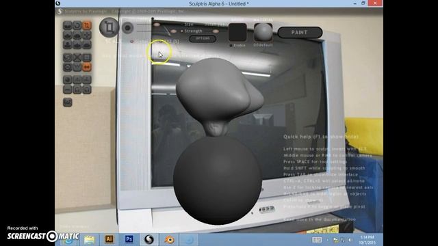 VCM250_Sculptris Intro Demo смотреть онлайн