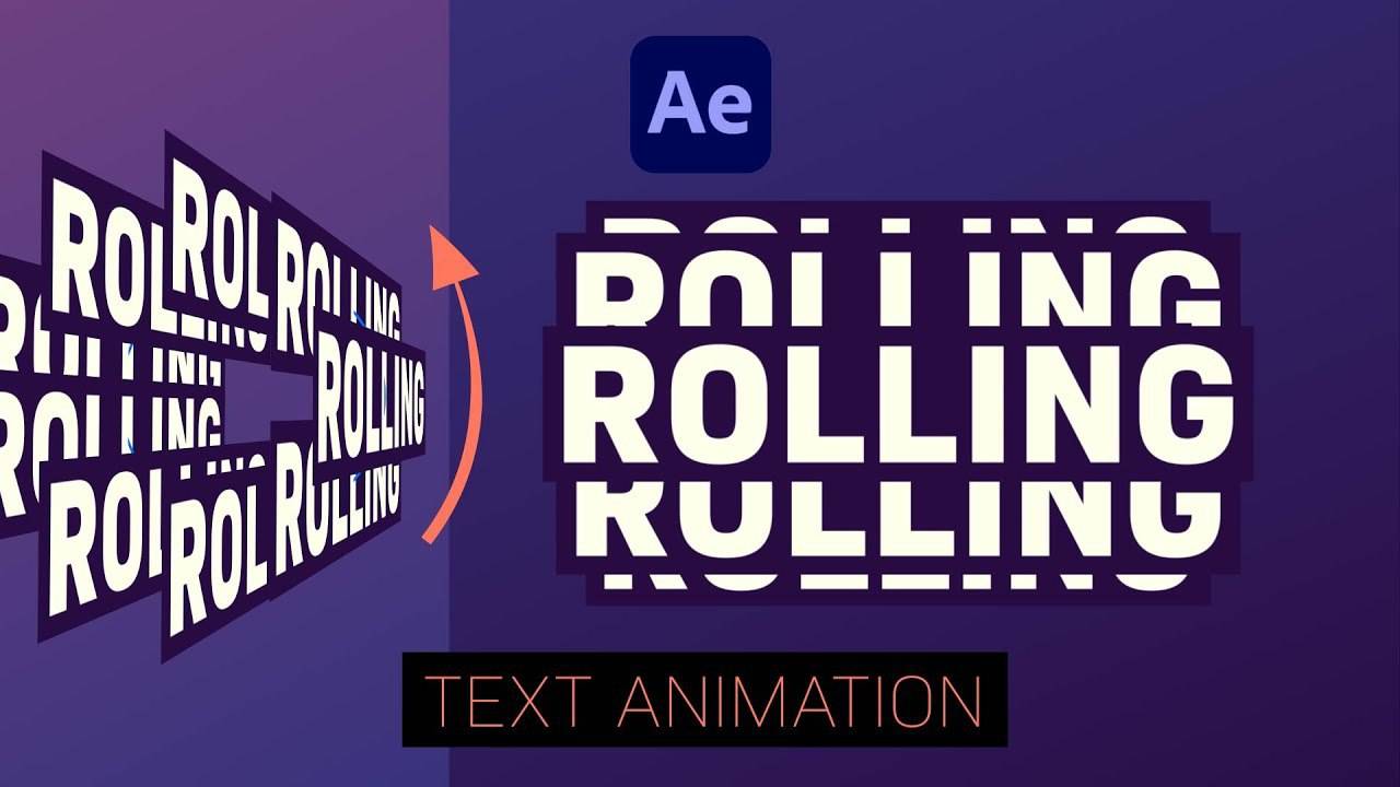 Создание карусели с текстом в After Effects с помощью выражений смотреть онлайн