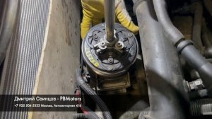 Как самостоятельно отрегулировать зазор муфты компрессора кондиционера на VOLVO S80?