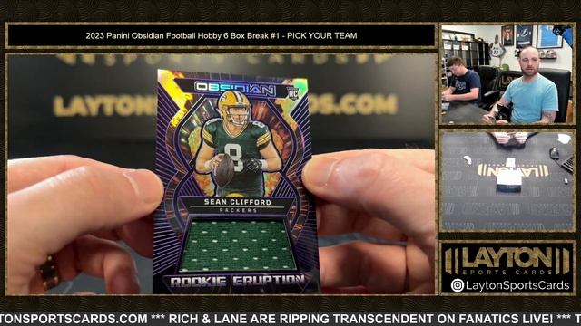 2023 Panini Obsidian Football Hobby 6 Box Break #1 смотреть онлайн