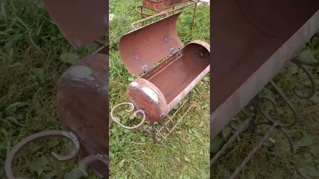 Барбекюшница из газового балона смотреть онлайн