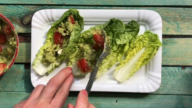 Low Carb Guacamole Schiffchen mit Krabben / Garnelen oder Hähnchen смотреть онлайн