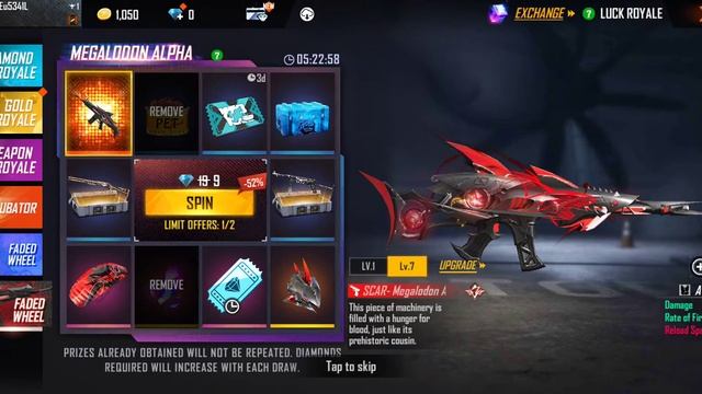 FREE FIRE ADVANCE SERVER REWARDS 🔥- | MEGALODON ALPHA SCAR IS BACK IN FREE FIRE 🔥😲 смотреть онлайн