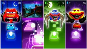 McQueen Red Eater vs McQueen Pink Eater vs McQueen Blue Eate vs McQueen Yellow Eater 🎶 Who is Best