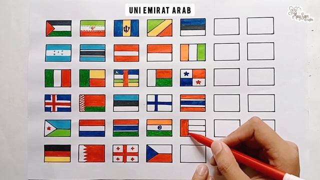 Gambar Bendera Negara di Dunia dengan Nama Negaranya (10) смотреть онлайн