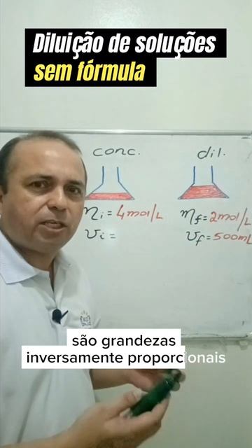 Diluição: sem fórmula 👨🔬📚#diluição #fisicoquimica #enem #profsuderlan смотреть онлайн