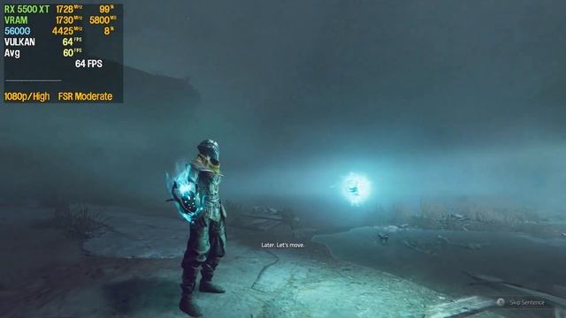 AMD RX 5500 XT + Ryzen5 5600G / Atlas Fallen Gameplay смотреть онлайн