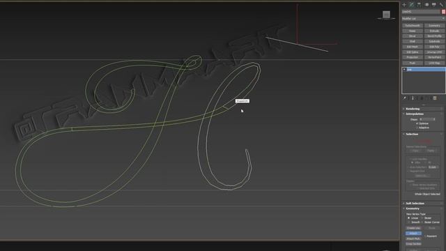 Spline to Poly Disappearing Fix - 3ds Max смотреть онлайн