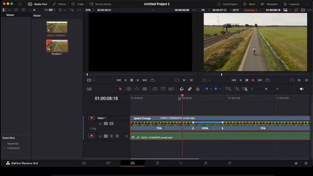 How To Speed Ramp In DaVinci Resolve смотреть онлайн