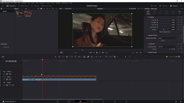 Dynamic Zoom | Davinci Resolve смотреть онлайн