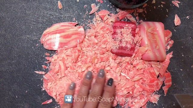 STRIPED SOAP CUTTING /ASMR/Satisfying video/Резка классных полосатиков смотреть онлайн
