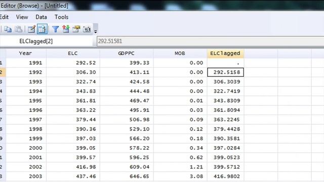 Basic commands in Stata for a time series смотреть онлайн