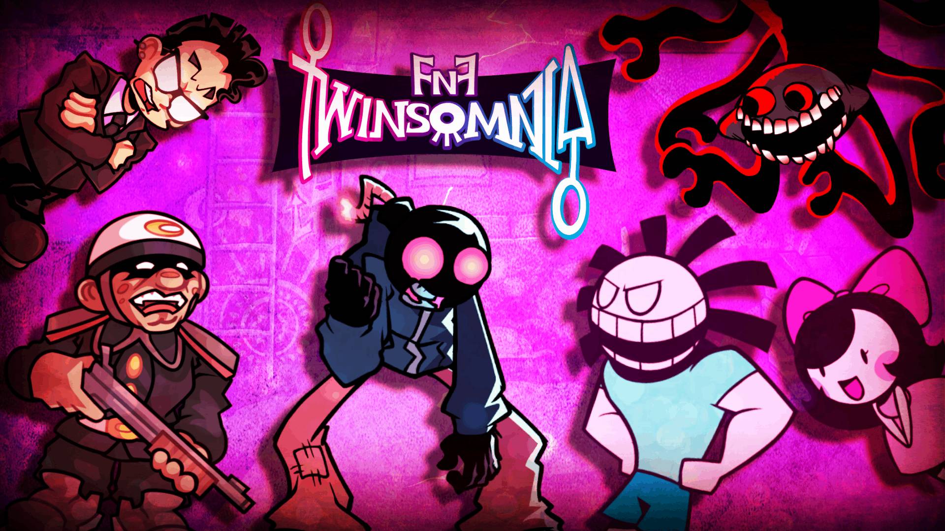 Сборник модов FNF ,🚀 Soviet Cartoons 🌙 Twinsomnia 💣 Whitty ERECT и др.