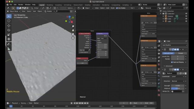 How to make realistic carpet in Blender смотреть онлайн