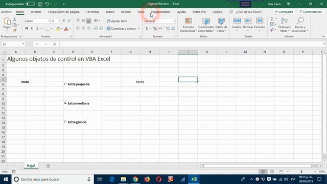 Algunos objetos de control de VBA Excel смотреть онлайн
