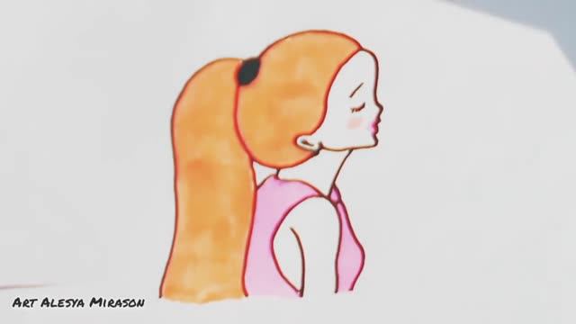 Как легко нарисовать девушку! смотреть онлайн