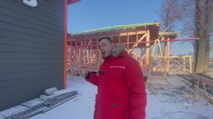 Часть 3. Продолжение стройки. Новый выставочный дом по проекту "ПИКНИК" | СК «БЕЛЫЙ ДОМ»