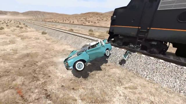 Train Accidents 5 | BeamNG.drive смотреть онлайн