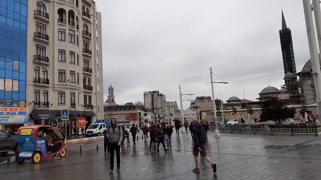 What You See When You Go Out From Taksim Square Istanbul Metro Station.