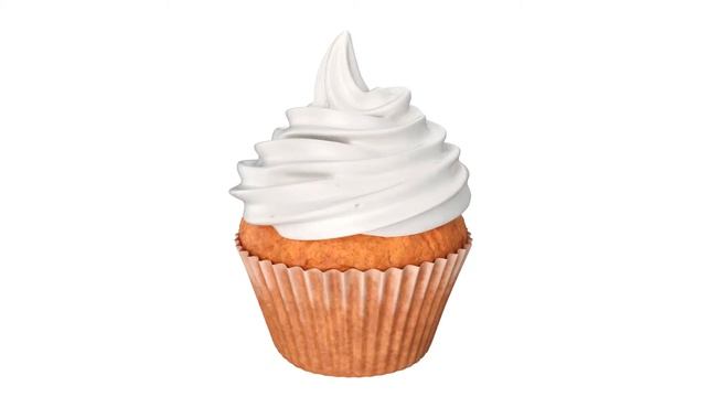 Cupcake 03 3D model смотреть онлайн