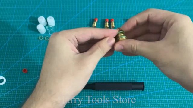 23Pcs TIG Welding Torch Stubby Gas Lens For WP17 WP18 WP26 Installation Guide смотреть онлайн