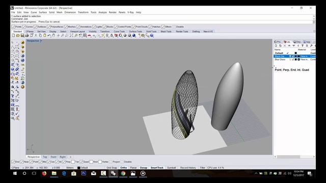 How to make Gherkin Tower (Rhino Tutorial) Full Version 2018 смотреть онлайн