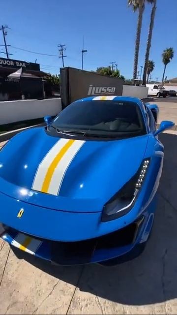 Special Ferrari Paint Azzuro Dino Blue Cant get enough of this color Would you spend on this s смотреть онлайн