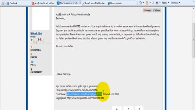 Nod32 Antivirus 4 Full con licencia inciuda смотреть онлайн