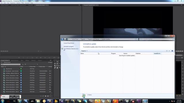 Promiere Pro CS6 : How to fix half black screen смотреть онлайн