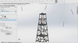 Вид с разнесёнными частями в Solidworks Part 1