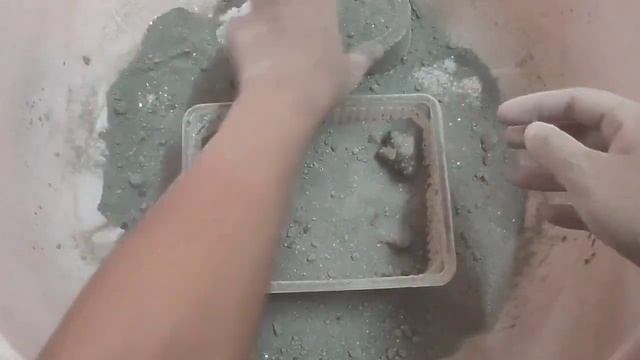 Asmr | SAND CEMENT CRUMBLING DRY, IN WATER | MIXING | SAND CEMENT ASMR #24 смотреть онлайн