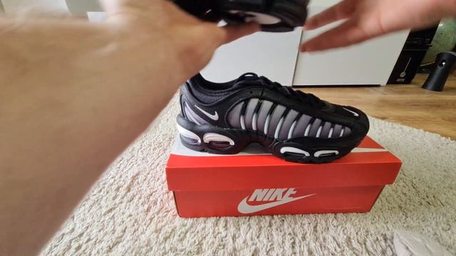 NIKE AIR MAX TAILWIND IV black/white-black ☆unboxing☆ Review & On Feet смотреть онлайн