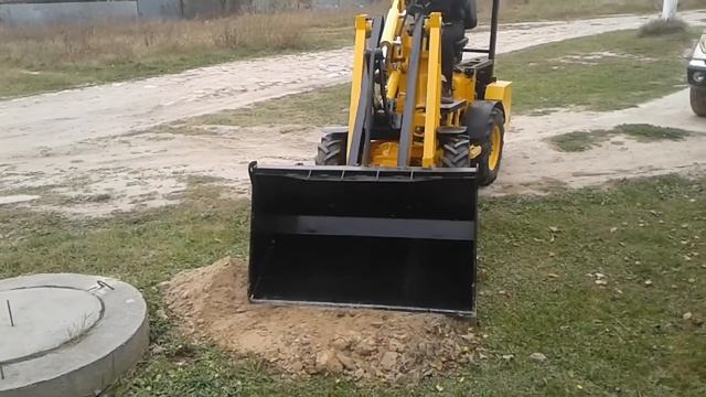 Самодельный мини погрузчик "САМСОН " смотреть онлайн